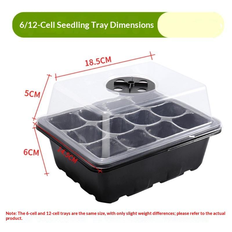 صينية زراعة بذور منزلية بسعة 6 - مراجعة Humidity Dome Kit وسعره
